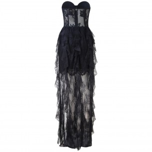 Abito nero di pizzo... 2