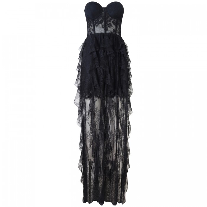 Abito nero di pizzo 'TAMARA' per donna